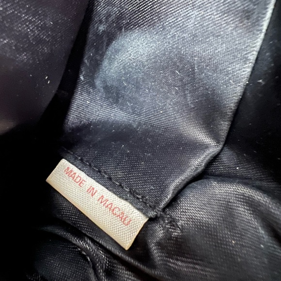 Vintage Art Deco Flapper Black Glass Tube Beaded Purse Made in Macau - Picture 7 of 10